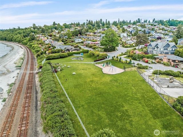 1309 NW Norcross Way, Seattle, WA 98177 - aerial perspective of suburban area
