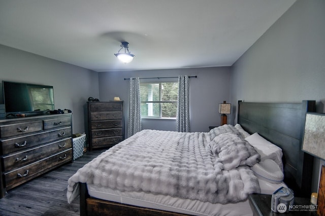 17639 Dusty Ct SW, Tenino, WA 98589 - bedroom featuring dark wood-style floors