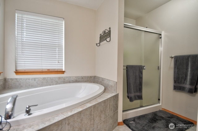 17639 Dusty Ct SW, Tenino, WA 98589 - bathroom with a stall shower and a bath