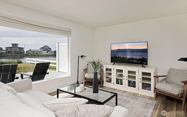 3596 Shell St, Greenbank, WA 98253 - living area featuring wood finished floors