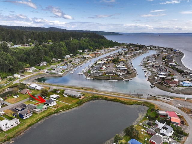 3596 Shell St, Greenbank, WA 98253 - aerial view of property's location with a nearby body of water, a forest, and nearby suburban area