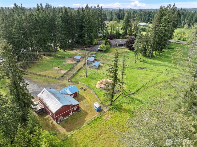 20460 Noll Rd NE, Poulsbo, WA 98370 - aerial view of sparsely populated area with a forest