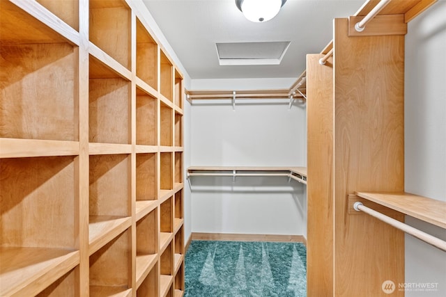 20460 Noll Rd NE, Poulsbo, WA 98370 - walk in closet featuring attic access