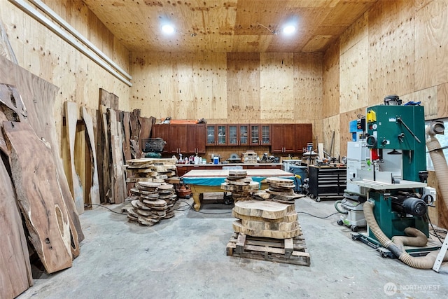 20460 Noll Rd NE, Poulsbo, WA 98370 - miscellaneous room with unfinished concrete flooring