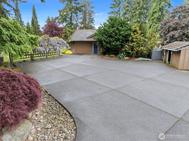 20460 Noll Rd NE, Poulsbo, WA 98370 - view of patio featuring an outdoor structure