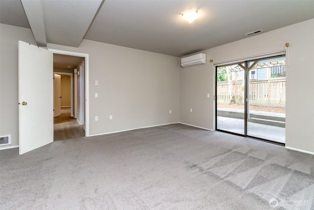11633 132nd Ct NE, Redmond, WA 98052 - carpeted empty room featuring a wall unit AC