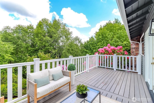 11633 132nd Ct NE, Redmond, WA 98052 - wooden terrace with an outdoor living space