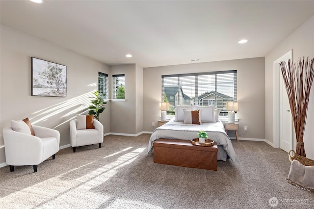 5614 Douglas Ave SE, Auburn, WA 98092 - bedroom featuring carpet flooring, recessed lighting, and baseboards