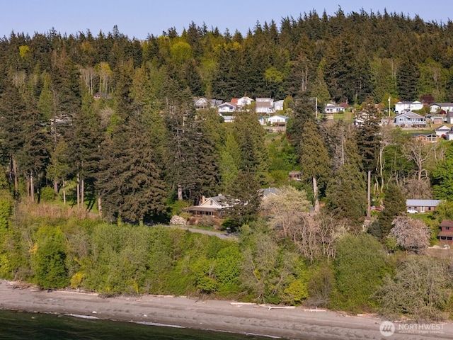 2579 W Shore Dr, Lummi Island, WA 98262 - aerial view of property's location with a forest