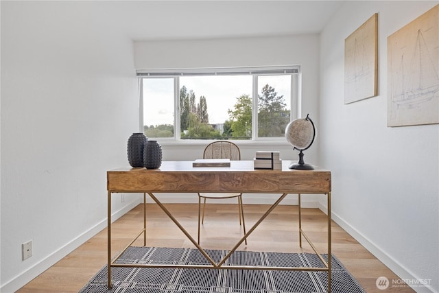 2524 Boyer Ave E Unit 108, Seattle, WA 98102 - home office with light wood-style floors and baseboards