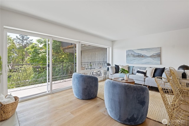 2524 Boyer Ave E Unit 108, Seattle, WA 98102 - living room featuring wood finished floors