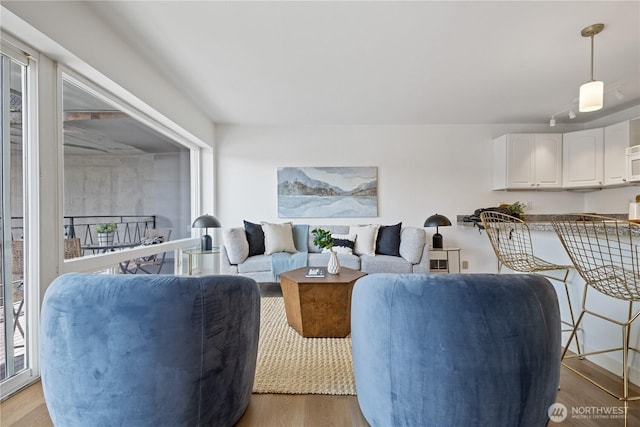 2524 Boyer Ave E Unit 108, Seattle, WA 98102 - living room with light wood finished floors