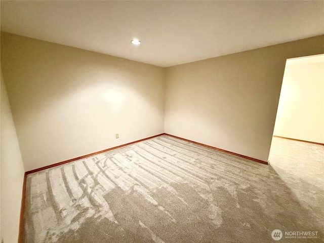 10802 NE 27th Ct, Vancouver, WA 98686 - carpeted spare room with baseboards and recessed lighting
