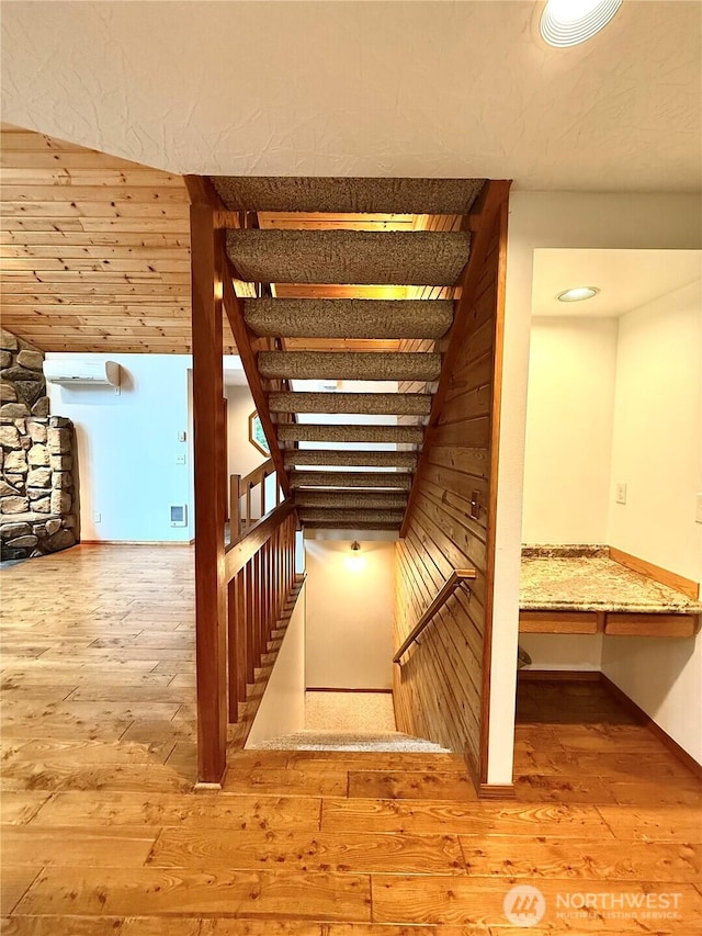 10802 NE 27th Ct, Vancouver, WA 98686 - stairs with wood-type flooring and baseboards