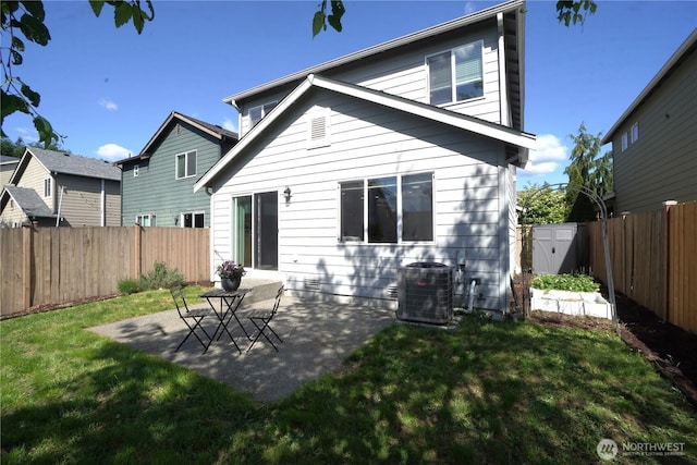 26133 242nd Ave SE, Maple Valley, WA 98038 - back of house with cooling unit and a patio