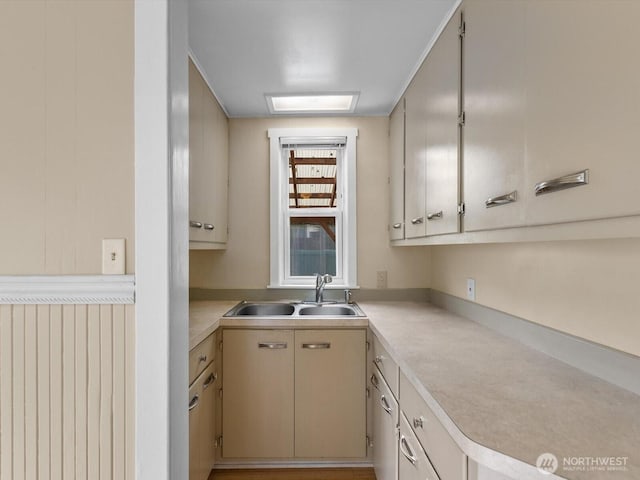 4116 25th Ave SW, Seattle, WA 98106 - kitchen with a sink and light countertops