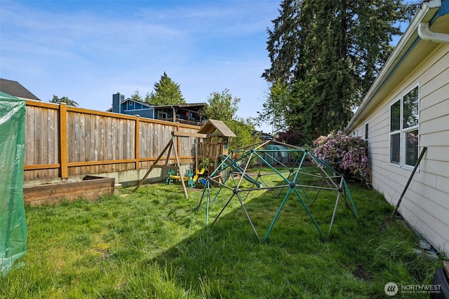 17419 11th Avenue Ct E, Spanaway, WA 98387 - view of yard with a playground