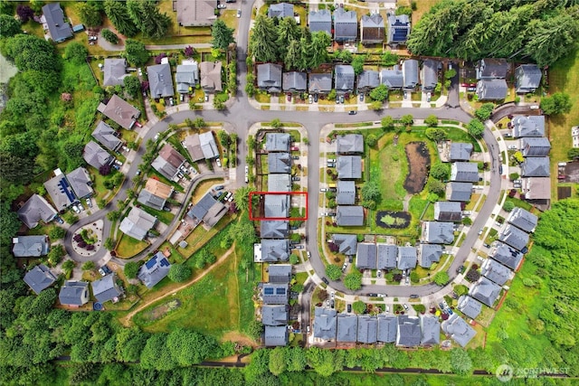 2529 10th Ct SE, Olympia, WA 98501 - aerial view of property and surrounding area featuring nearby suburban area