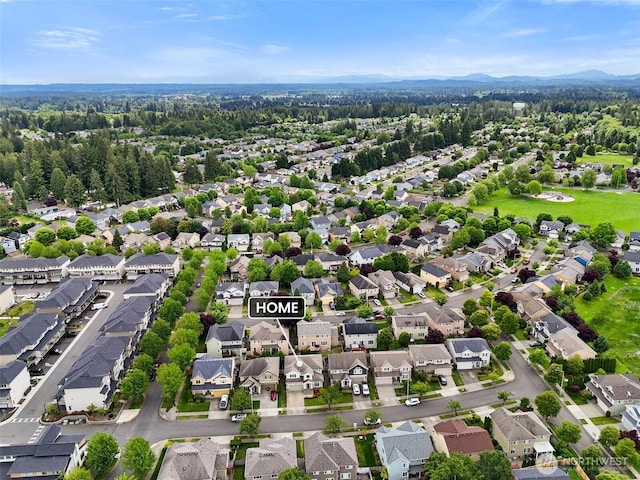 3808 Wildspitz St SE, Lacey, WA 98503 - aerial view of residential area with mountains