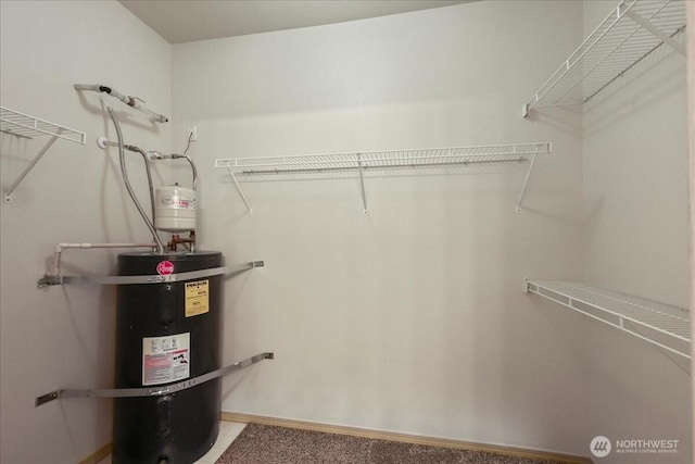 18930 Bothell Everett Hwy Unit V201, Bothell, WA 98012 - walk in closet with strapped water heater