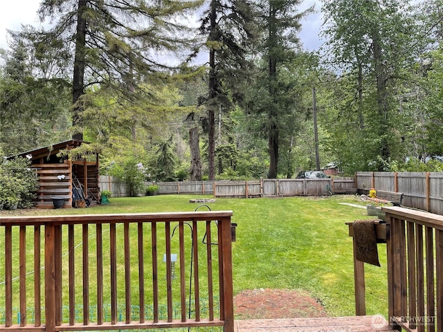 48 Blue Jay Loop, Walla Walla, WA 99362 - view of yard with a wooden deck