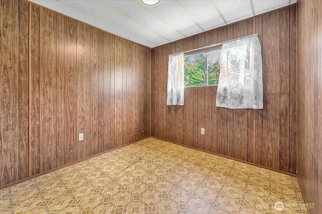 315 Washington St, Pe Ell, WA 98572 - empty room featuring wooden walls