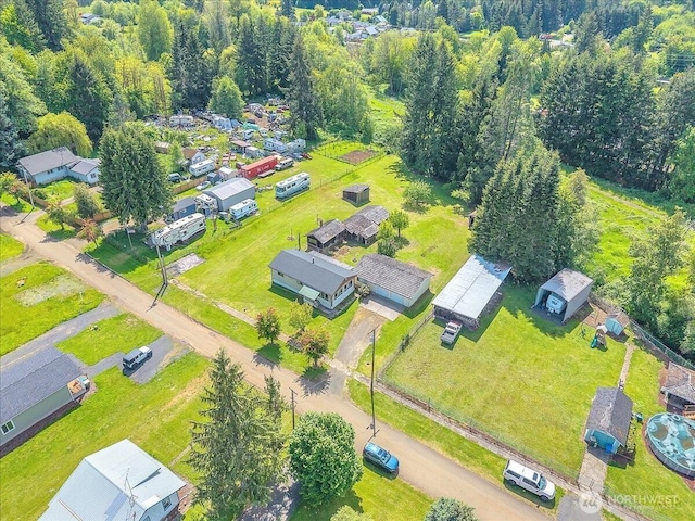315 Washington St, Pe Ell, WA 98572 - drone / aerial view