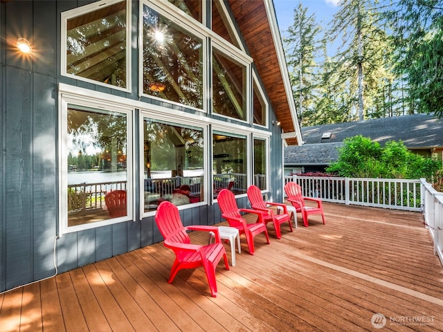 271 E Ballantrae Dr, Shelton, WA 98584 - view of wooden terrace