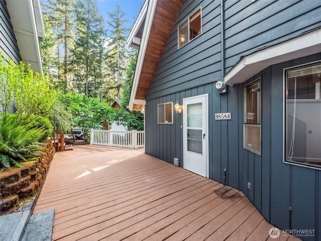 271 E Ballantrae Dr, Shelton, WA 98584 - view of wooden terrace