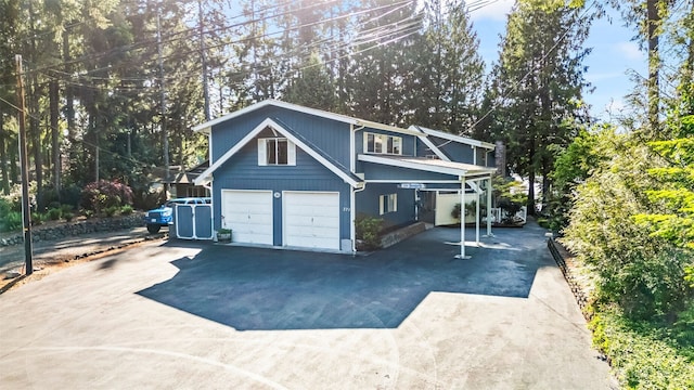 271 E Ballantrae Dr, Shelton, WA 98584 - view of front of property featuring driveway and an attached garage