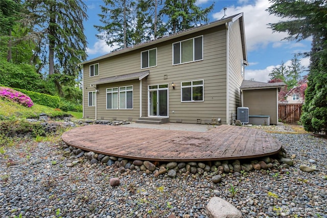 8130 104th Street Ct SW, Lakewood, WA 98498 - rear view of house featuring central AC
