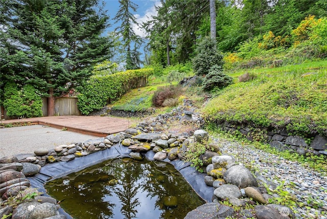 8130 104th Street Ct SW, Lakewood, WA 98498 - view of yard with a wooden deck