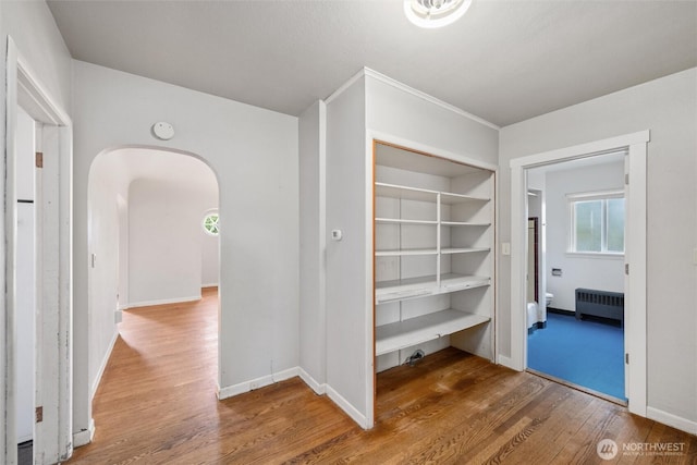 2830 Elm St, Bellingham, WA 98225 - closet featuring radiator heating unit