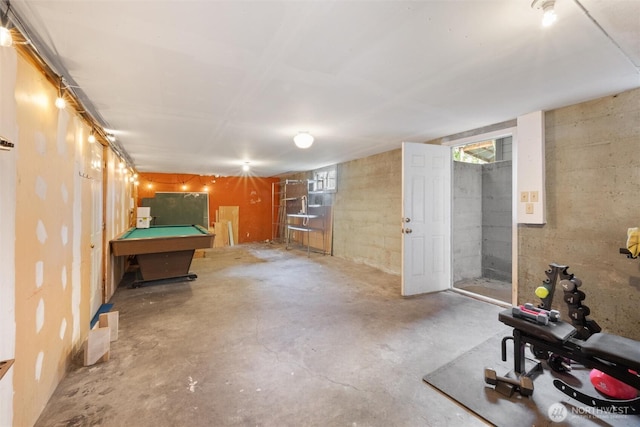 2830 Elm St, Bellingham, WA 98225 - basement with pool table