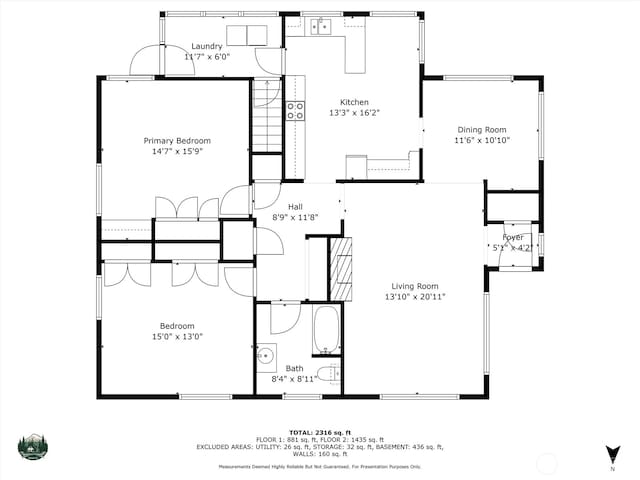 2830 Elm St, Bellingham, WA 98225 - floor plan / room layout