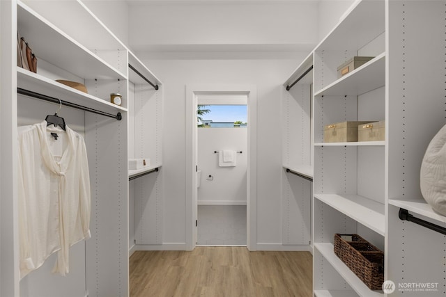 4426 Midvale Ave N, Seattle, WA 98103 - spacious closet featuring light wood-style flooring