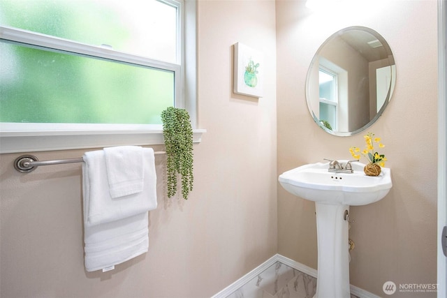19 198th Pl SE, Bothell, WA 98012 - bathroom with marble look tiles and baseboards