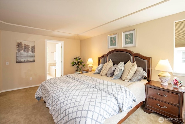 19 198th Pl SE, Bothell, WA 98012 - bedroom featuring light colored carpet, baseboards, and connected bathroom