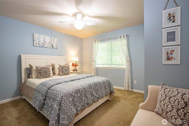 19 198th Pl SE, Bothell, WA 98012 - bedroom with carpet flooring, baseboards, and a ceiling fan