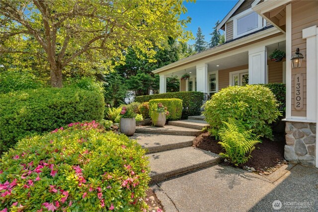 13302 53rd Ave NW, Gig Harbor, WA 98332 - view of yard featuring covered porch