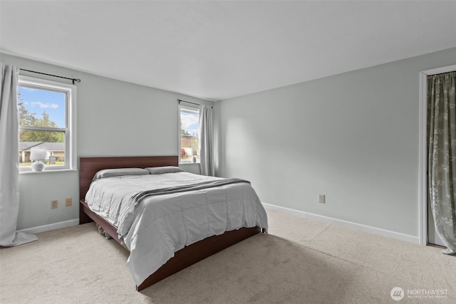 5003 219th St SW, Mountlake Terrace, WA 98043 - bedroom with carpet floors, multiple windows, and baseboards
