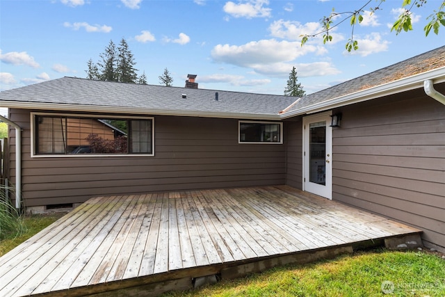 5003 219th St SW, Mountlake Terrace, WA 98043 - view of wooden deck