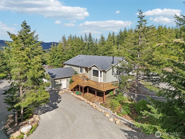 822 Filbert Rd, Cle Elum, WA 98922 - view from above of property with a forest