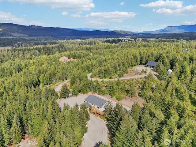 822 Filbert Rd, Cle Elum, WA 98922 - drone / aerial view of a forest and mountains