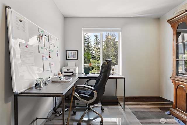 822 Filbert Rd, Cle Elum, WA 98922 - office space with wood finished floors, healthy amount of natural light, and baseboards