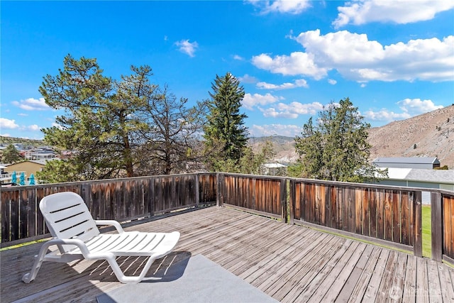 245 Lakeview Ave, Orondo, WA 98843 - deck with a mountain view