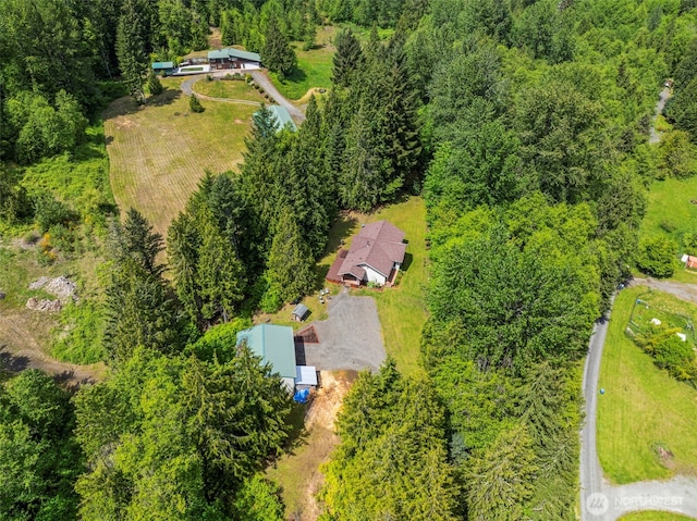 19243 Kiona Rd, Randle, WA 98377 - view of subject property with a heavily wooded area