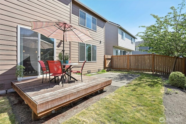 1903 98th Ave SE, Lake Stevens, WA 98258 - wooden deck with outdoor dining area