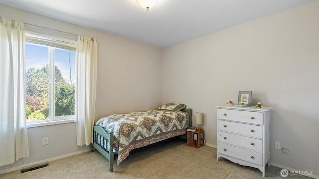 842 W Langdon Rd, Walla Walla, WA 99362 - bedroom featuring multiple windows, light colored carpet, and baseboards