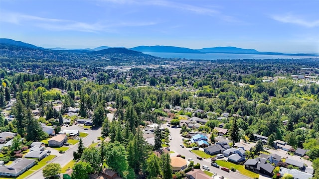 3026 E Alpine Dr, Bellingham, WA 98226 - aerial perspective of suburban area featuring a mountain backdrop